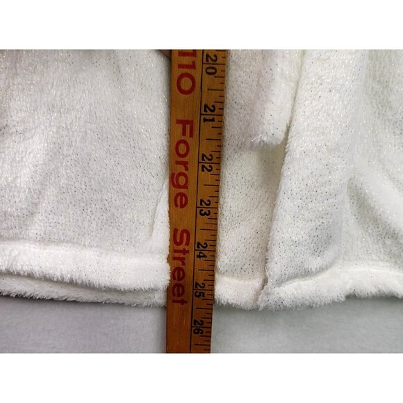 Wonder Nation Girls Hooded Sleep Robe Small 6-6X Cream Yarn Oeko-Tex Certified - Picture 11 of 12